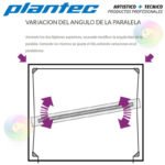 Tablero Plantec 40 X 50 Con Paralela,1 Posición + Maletín