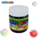 Tempera Escolar De 300 Gramos Playcolor Color NEGRO