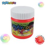 Tempera Escolar De 300 Gramos Playcolor Color ROJO