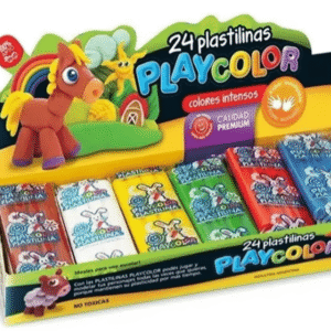Plastilina Playcolor x 24 unidades